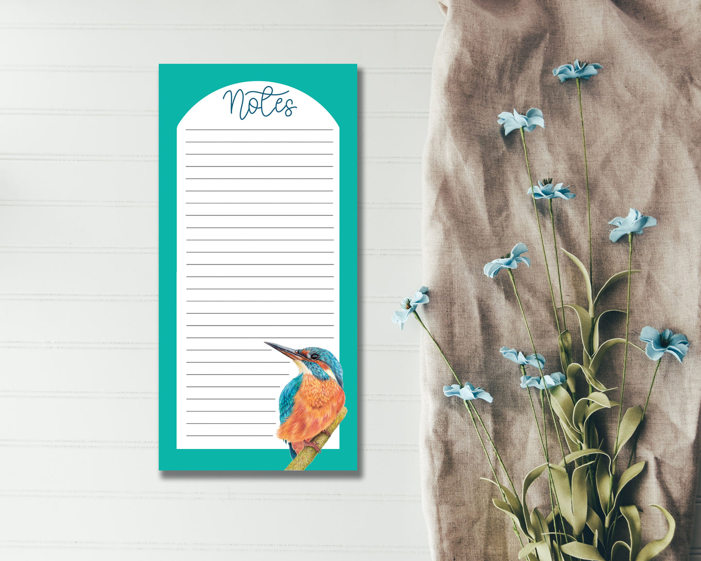 Kingfisher Memo Pad