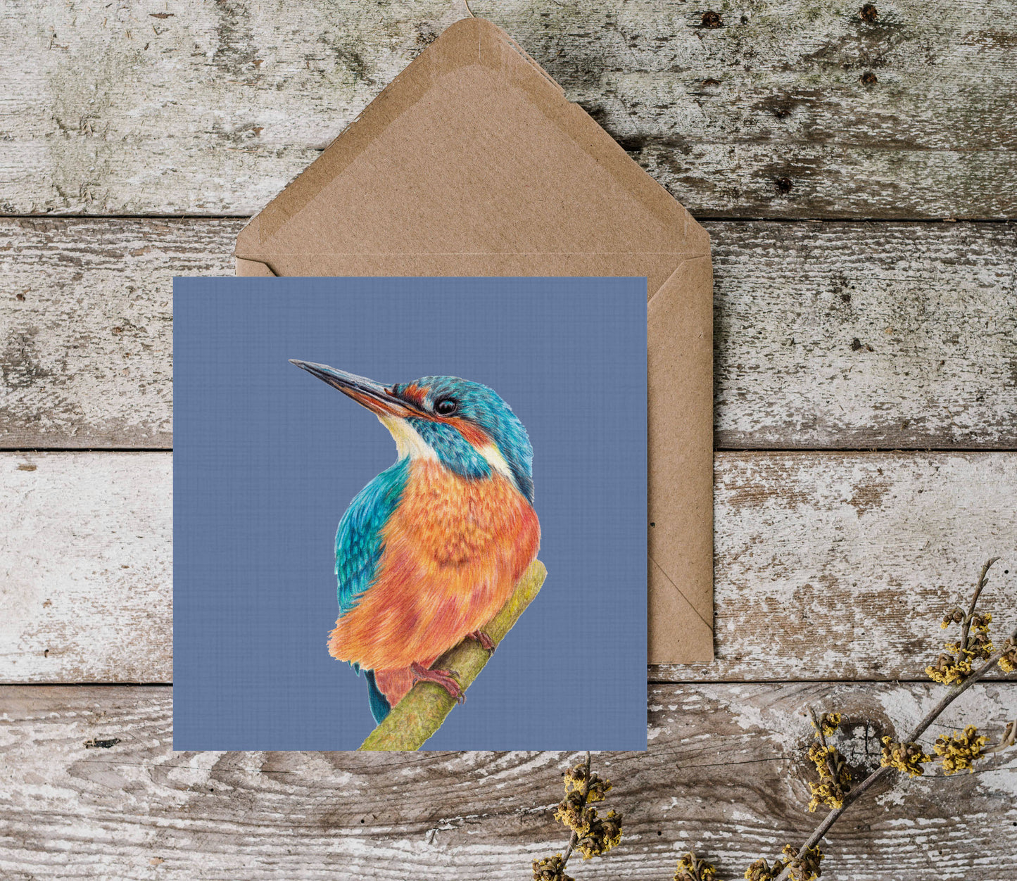 Kingfisher Greetings Card