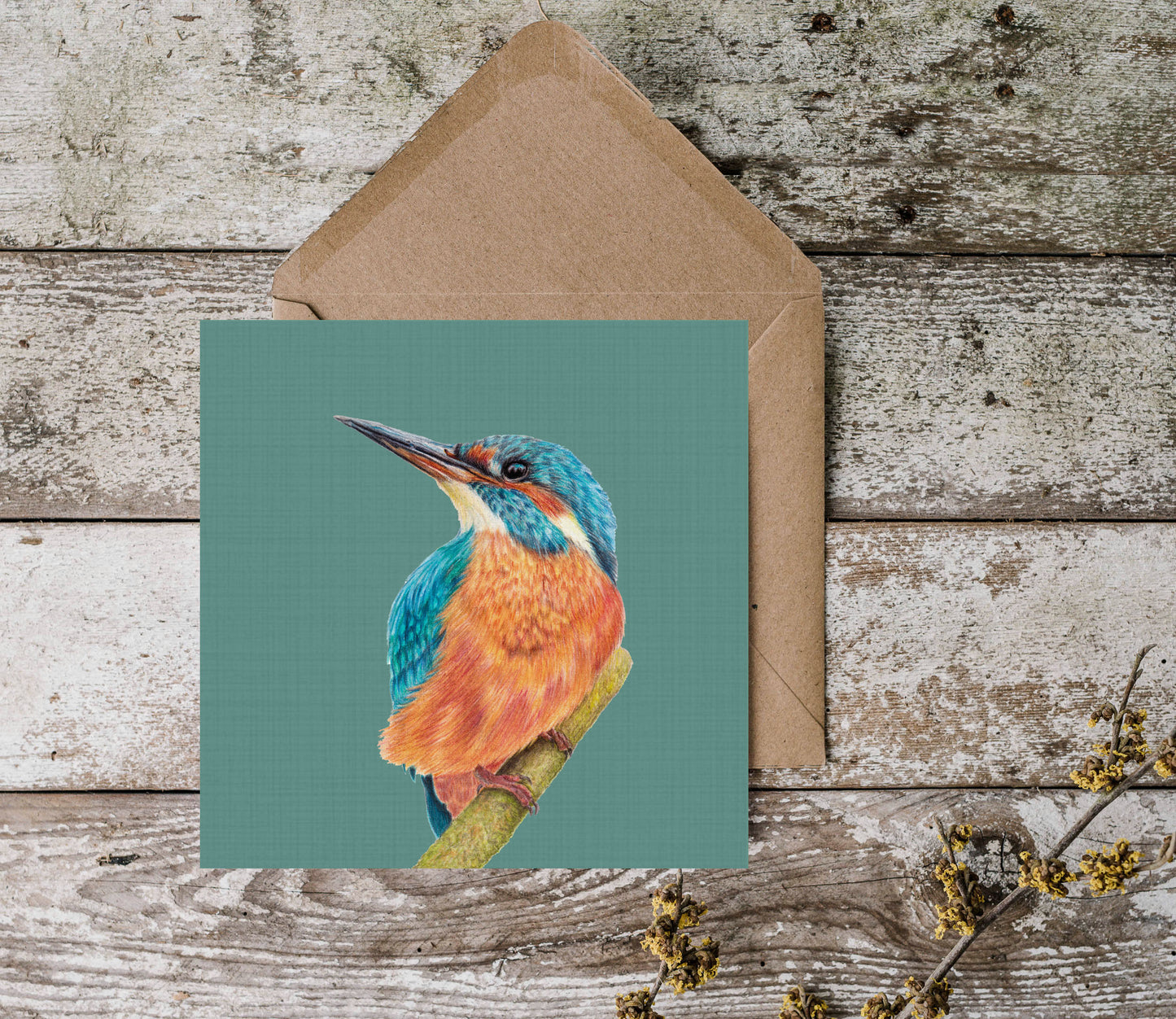 Kingfisher Greetings Card