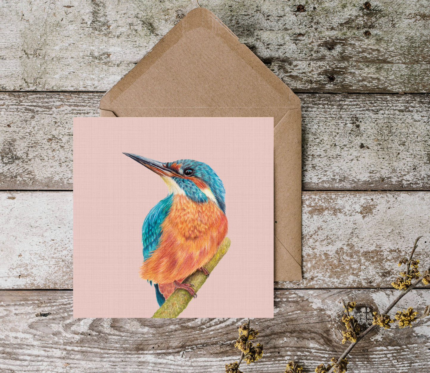 Kingfisher Greetings Card