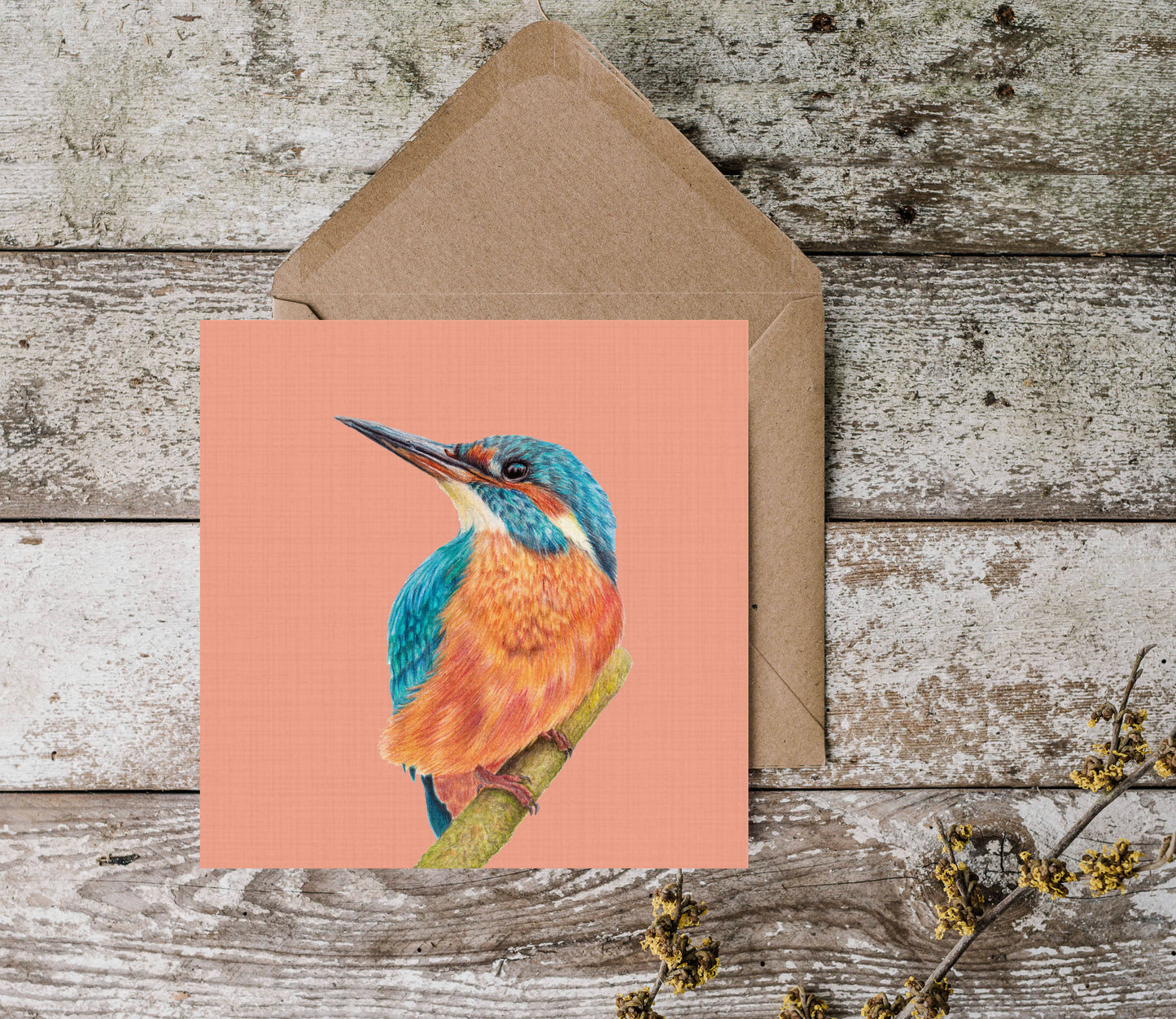 Kingfisher Greetings Card